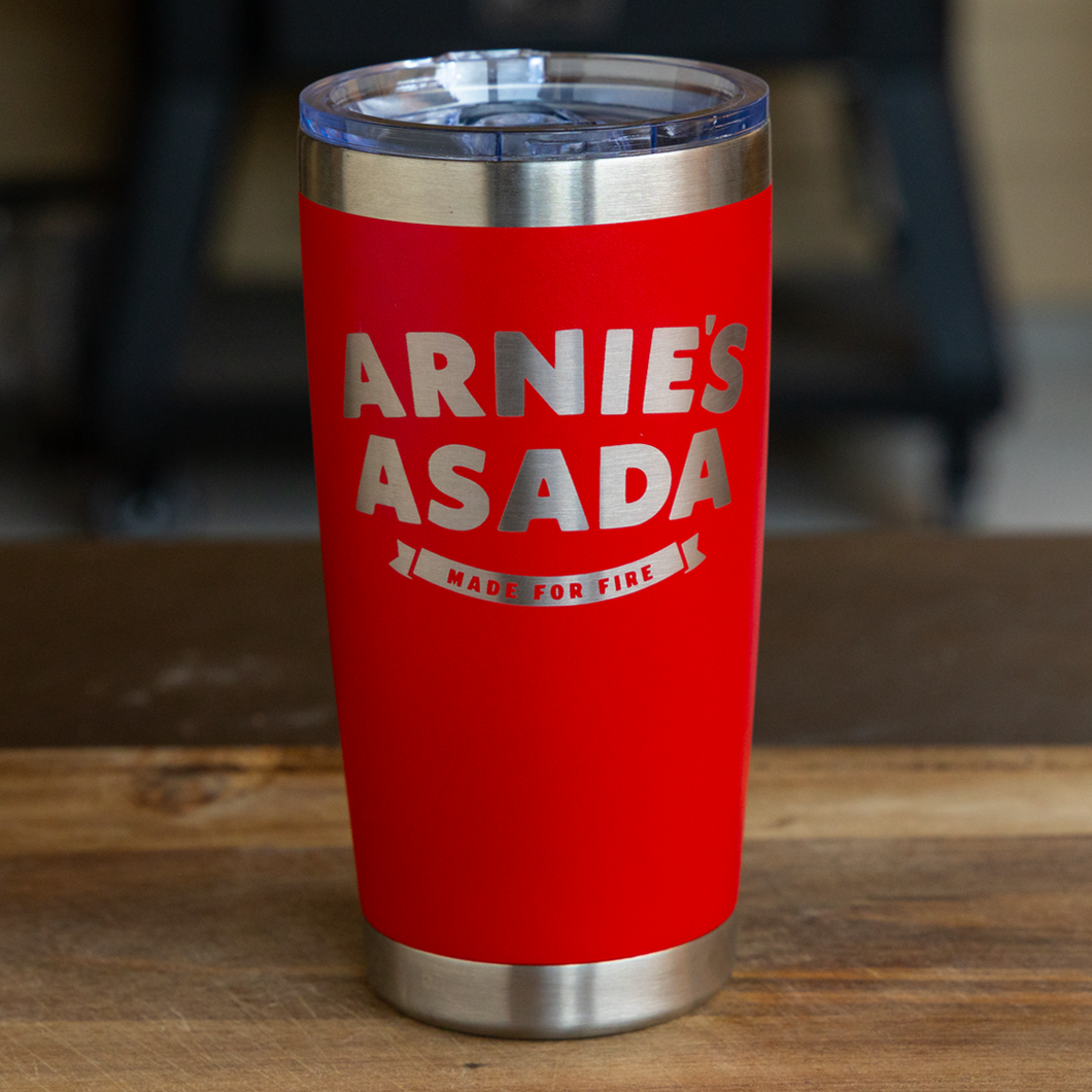 Arnie's Asada 20 oz Tumber (Red)
