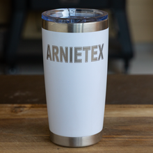Load image into Gallery viewer, Arnie&#39;s Asada 20 oz Tumber (White)
